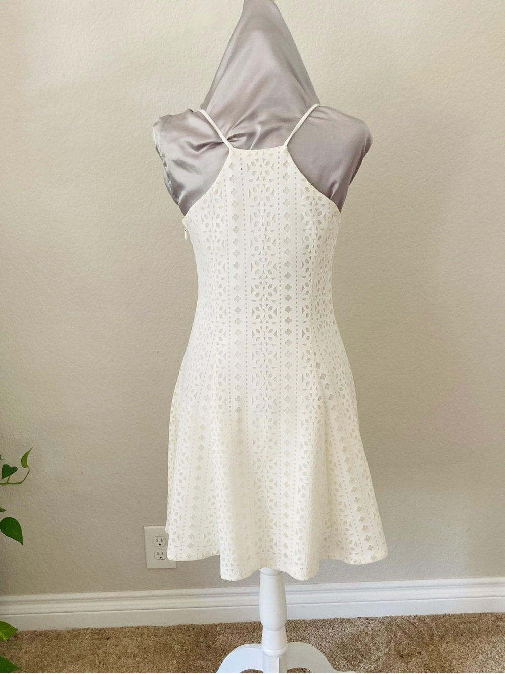 Guess White Lace Mini Dress
